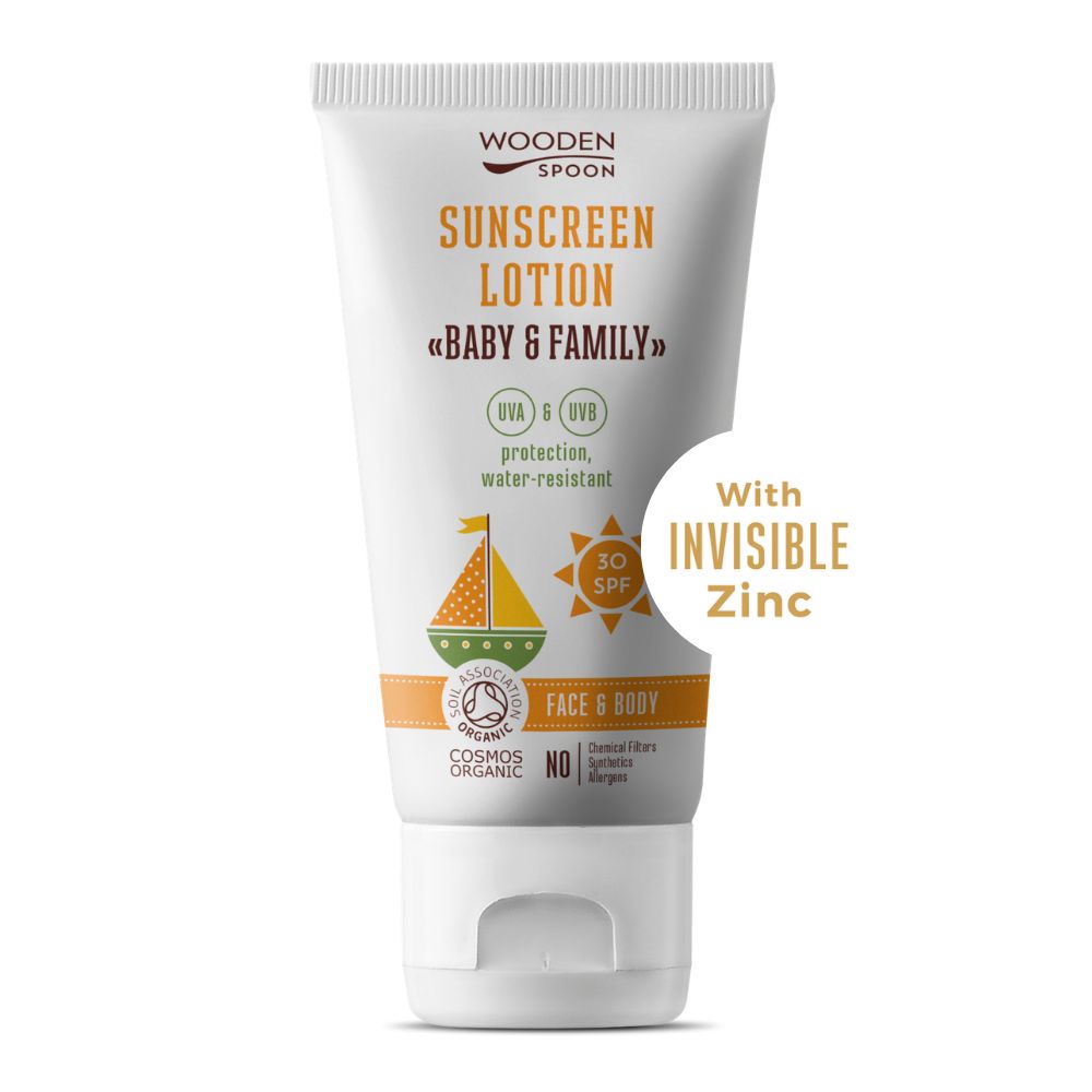 Opalovací tělové mléko Baby & Family SPF 30 WoodenSpoon