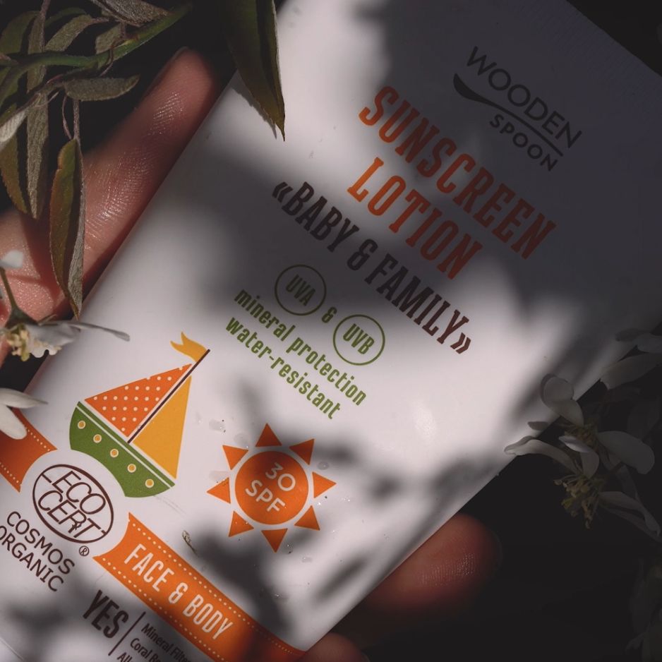 Opalovací tělové mléko Baby & Family SPF 30 WoodenSpoon