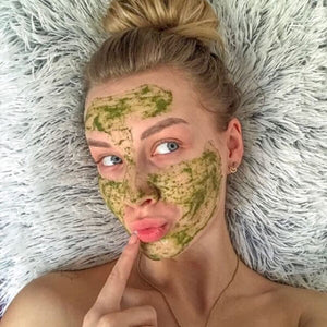 MARK Green Tea Face Mask - ke zmírnění zánětů při akné