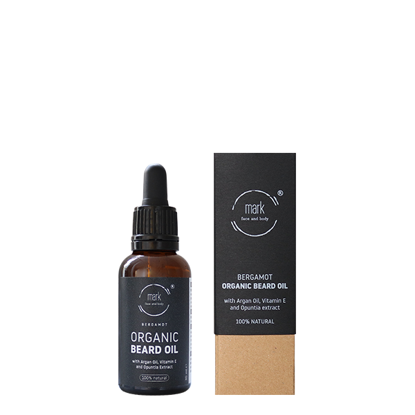 MARK organic beard oil - ošetřující olej na bradu a vousy