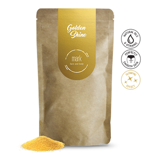 MARK coffee scrub Golden Shine - s třpytivým efektem