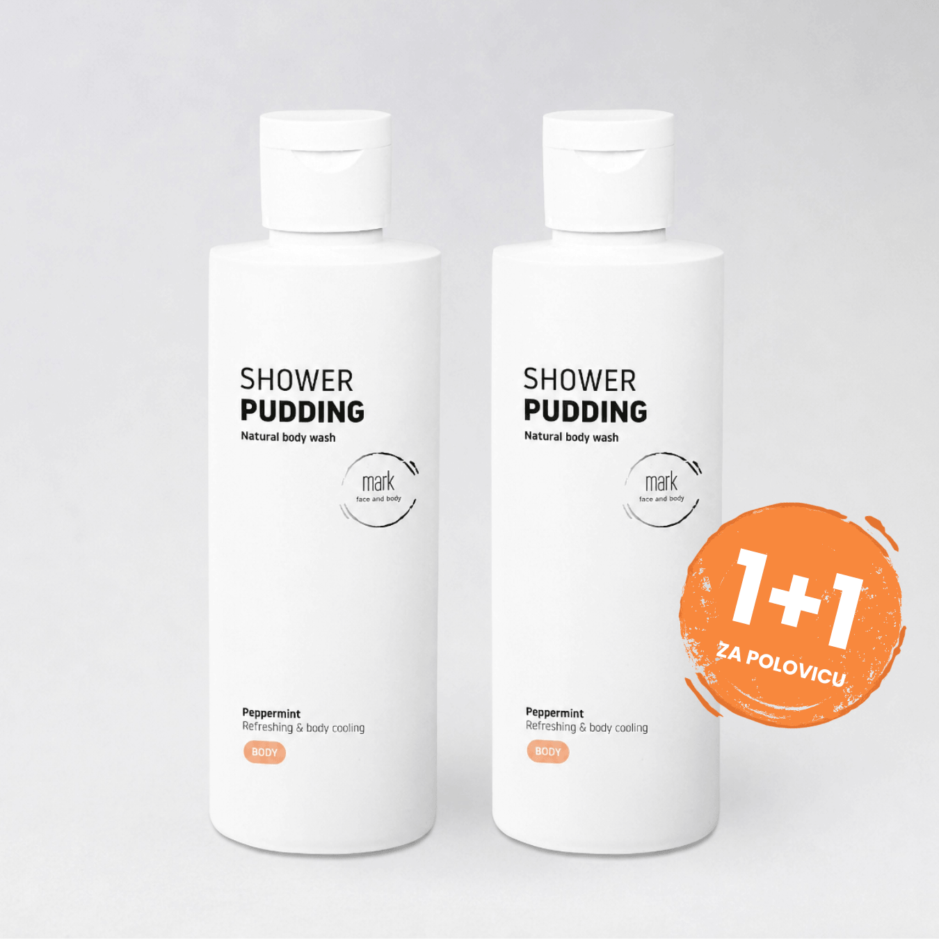 Shower pudding Peppermint - s chladivým účinkem