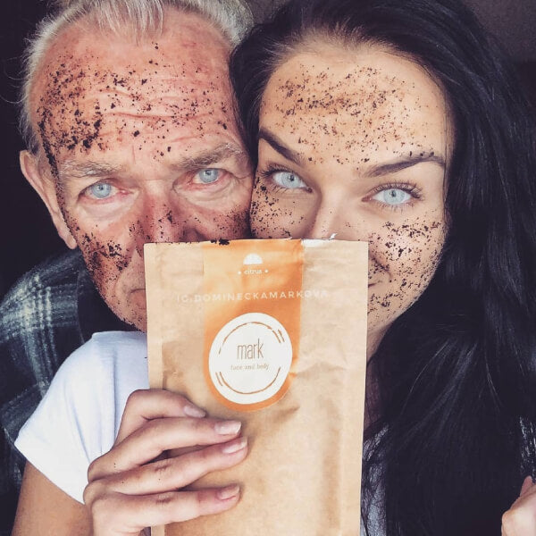 MARK coffee scrub Citrus - pro smíšenou a mastnou pokožku