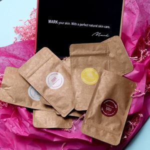 MARK coffee scrub travel pack